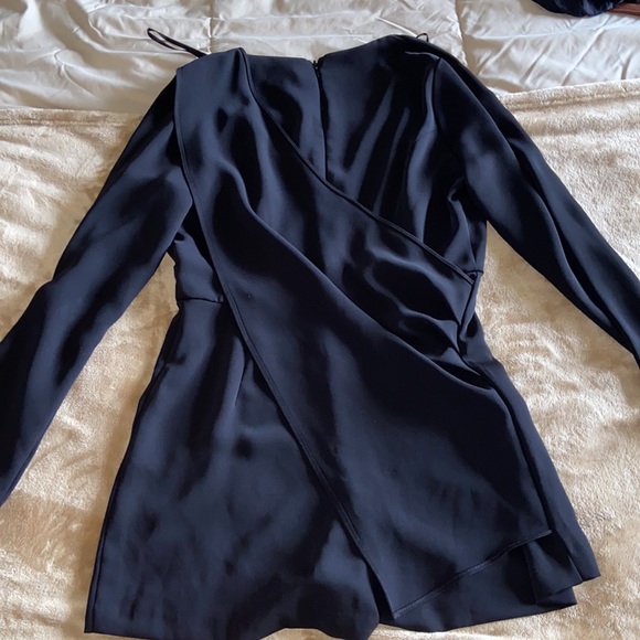 RIVER ISLAND black romper dress size US 6. - Picture 3 of 5